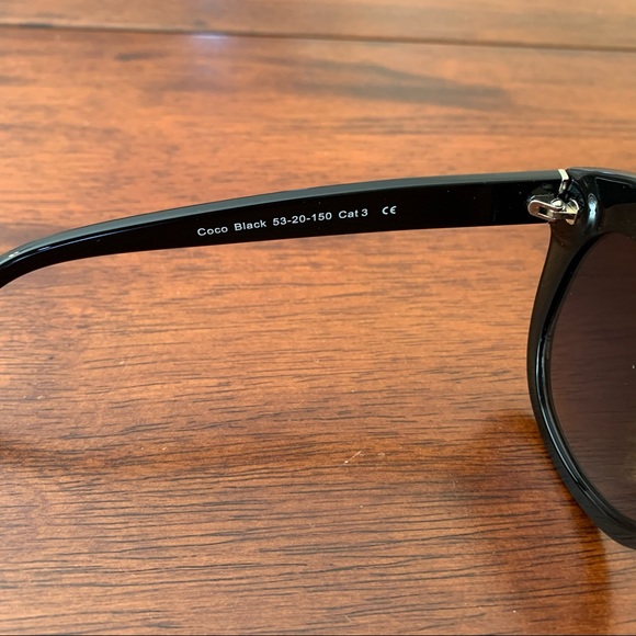 Kam Dhillon Sunglasses, style Coco Black, Hard Case & Lens Cloth Included. - Picture 5 of 10